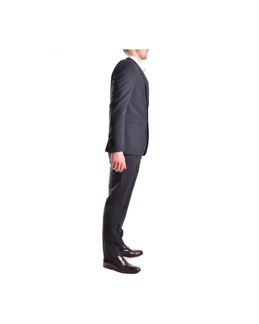 Daniele Alessandrini Blue Single Breasted Suits for men