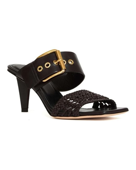 Agl Attilio Giusti Leombruni Black Heeled Mules