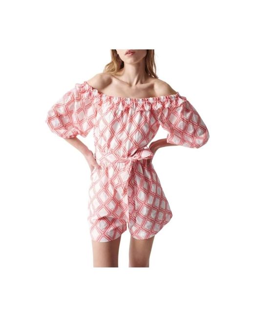 Salsa Jeans Pink Playsuits