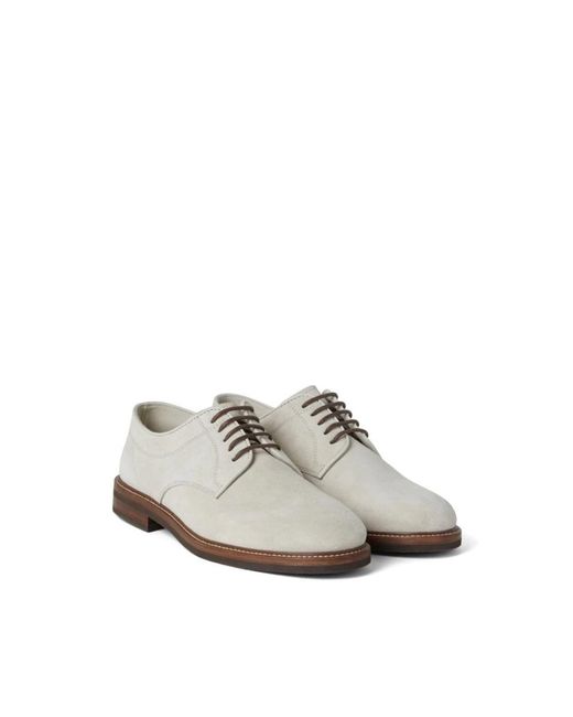 Brunello Cucinelli Gray Business Shoes for men