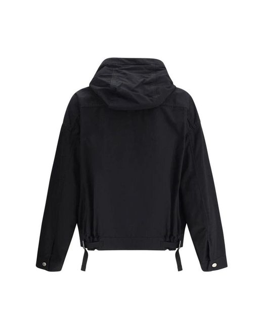 DSquared² Ripstop windbreaker jacke mit cargotaschen in Black für Herren