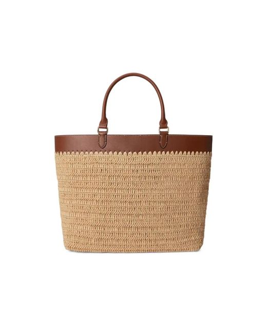 Ralph Lauren Natural Tote Bags