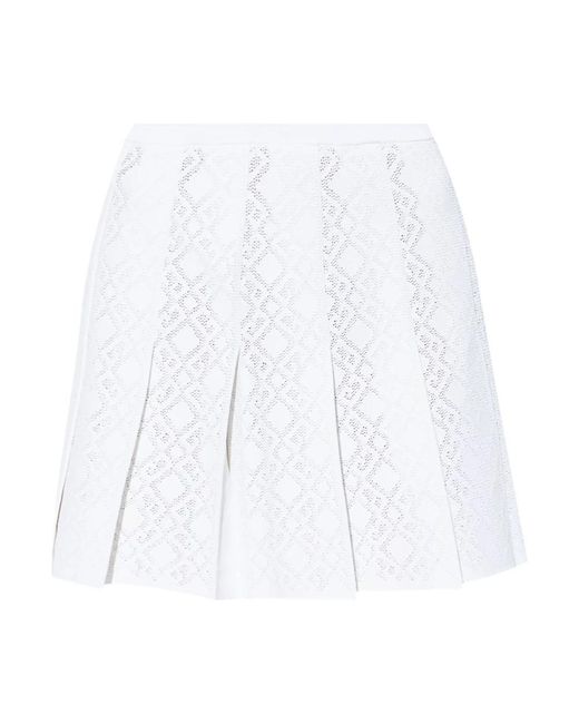 Givenchy Mini-Plooirok in het White