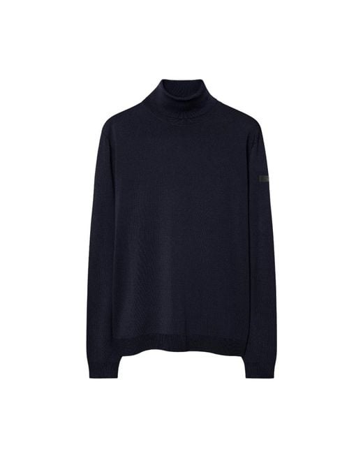 Rrd Maxell Turtleneck Knit in het Blue voor heren