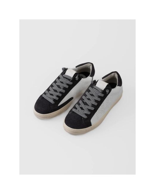 P448 John 2 Sneaker in Black für Herren