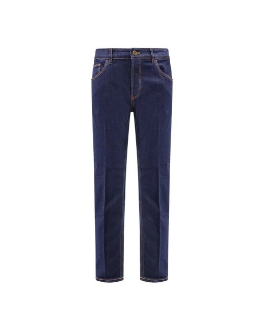 PT Torino Blue Straight Fit Jeans for men