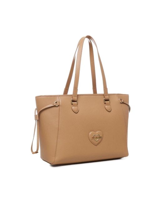 Love Moschino Natural Tote Bags