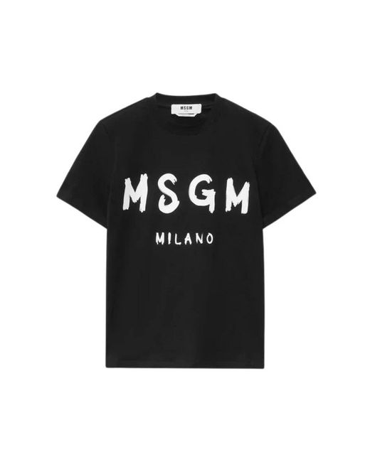 T-Shirts MSGM en coloris Black