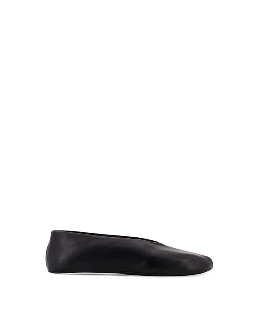 The Row Black Stella Slipper