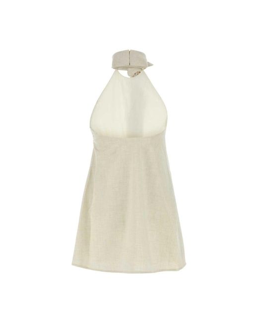 Camilla & Marc Natural Sleeveless Tops