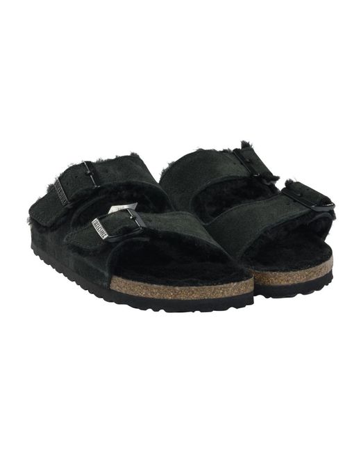 Birkenstock Sliders in het Black