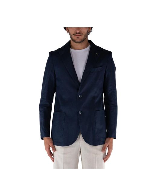 AT.P.CO Blue Blazers for men