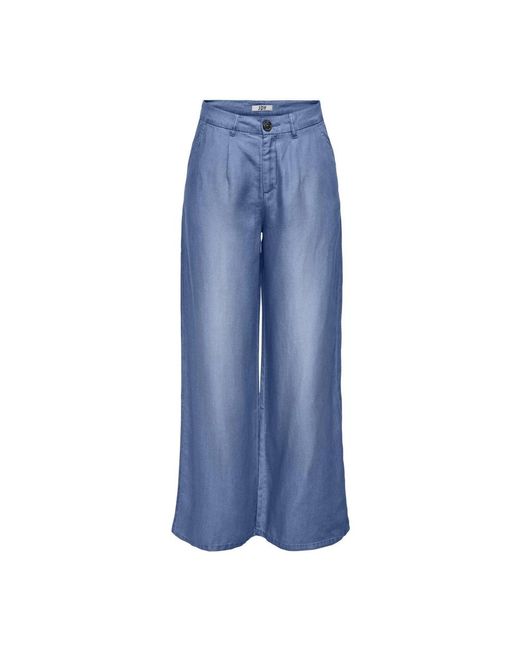 Pantaloni larghi jasper hw per donna di Jacqueline De Yong in Blue
