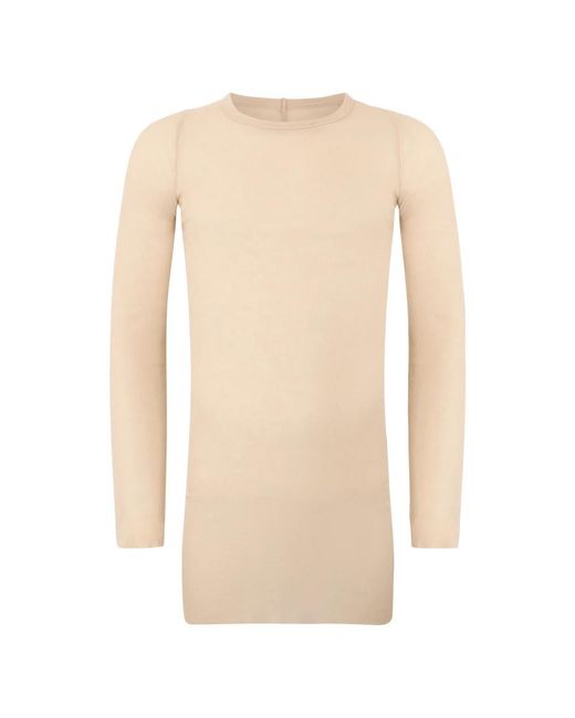 Round-Neck Knitwear Rick Owens de hombre de color Natural