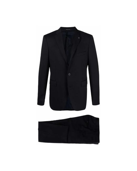 Single Breasted Suits Tagliatore de hombre de color Black