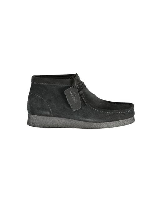 Clarks Black Wallabee Boot Classic Style for men