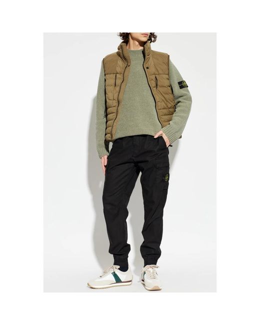 Stone Island Green Vests for men