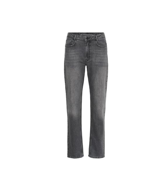 Straight Jeans My Essential Wardrobe de color Gray