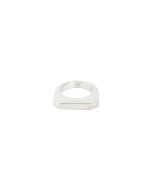 Rick Owens White Hollywood Ring