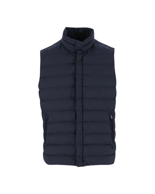 Herno Blue Waistcoats for men