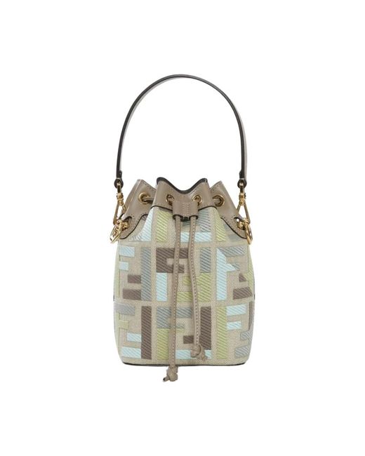 Bucket Bags Fendi de color Gray