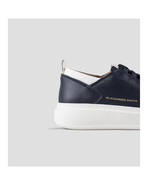 Alexander Smith Blue Sneakers for men