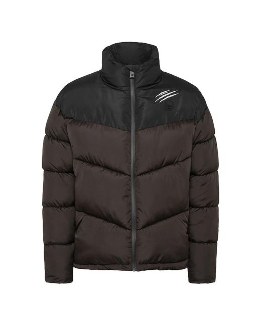 Philipp Plein Fitness ,Zwart ,Polyester Puffer Jacket in het Black voor heren