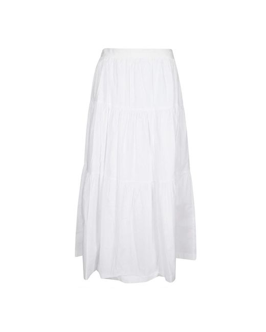 Staud White Midi Skirts