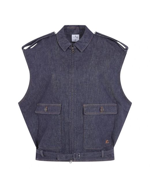 Vests Courreges en coloris Blue