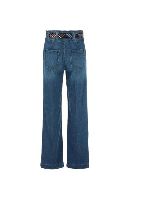 Marc Cain Blue Slim fit denim jeans