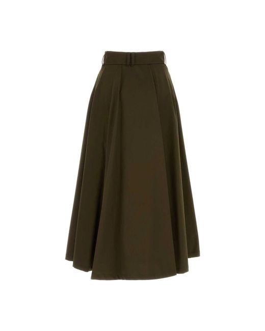 Burberry Maxi Rok in het Green