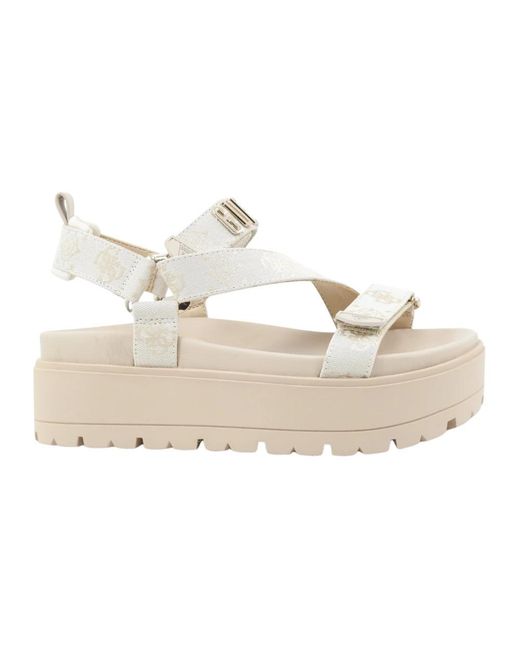 Guess White Wedges