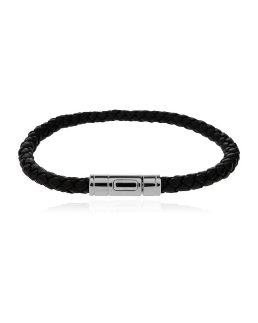 Tom Ford Gevlochten Leren Armband in het Black voor heren
