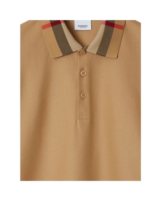 Polo Shirts Burberry de hombre de color Natural
