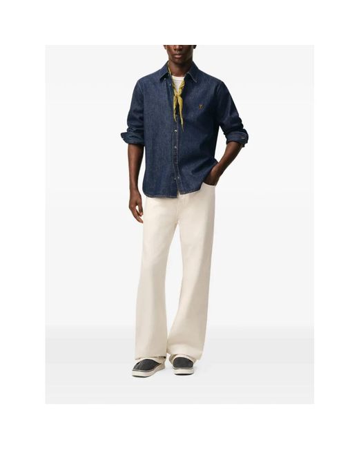 AMI Denim Shirts in het Blue voor heren