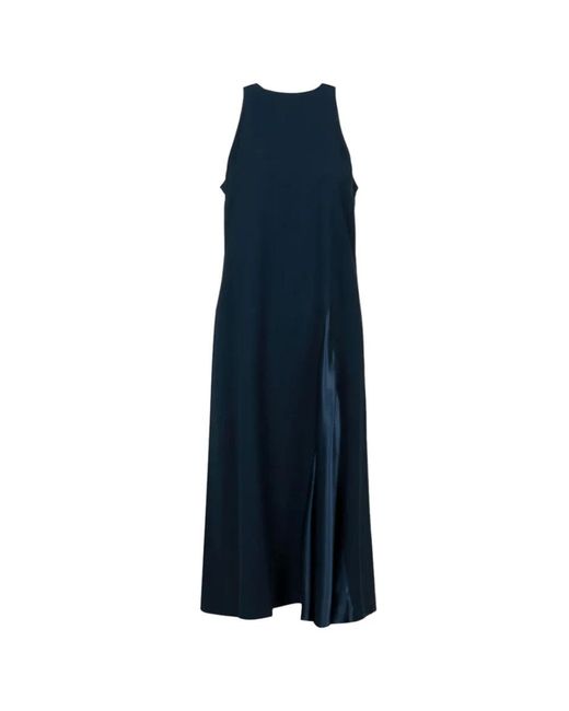 Erika Cavallini Semi Couture Blue Midi Dresses