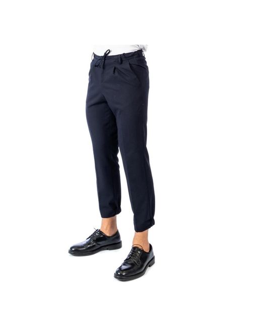 Alessandro Dell'acqua Blue Slim-Fit Trousers for men