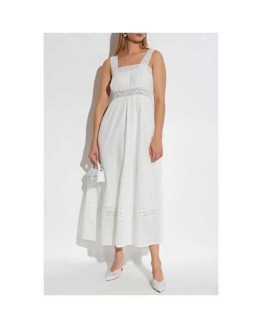 Posse Kleedjes ,Wit ,Katoen Daphne Dress in het White