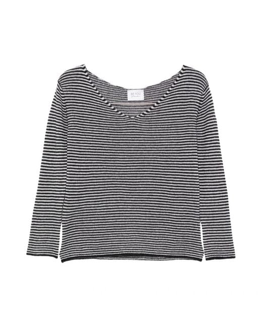 Be You Blue V-Neck Knitwear