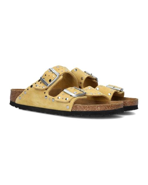Sliders di Birkenstock in Metallic