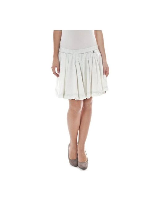 John Galliano White Short Skirts
