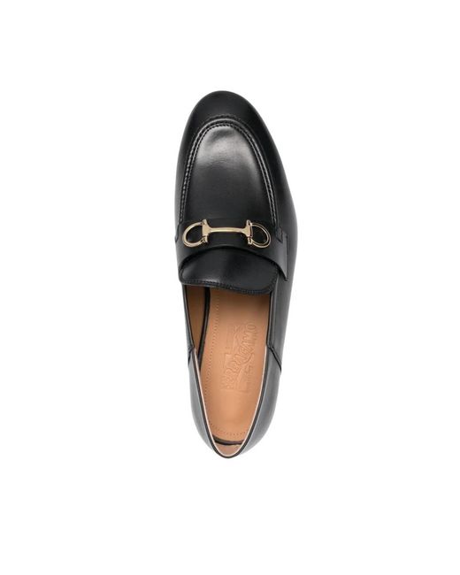 Ferragamo Black Loafers
