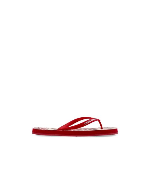 DSquared² Red Logo Slides