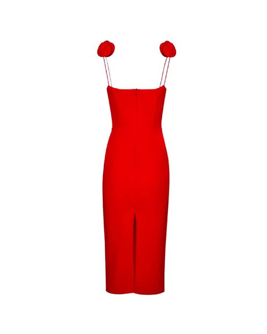 Dresses > day dresses > midi dresses Magda Butrym en coloris Red