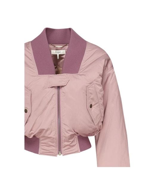 Bomber Jackets Chloé de color Pink