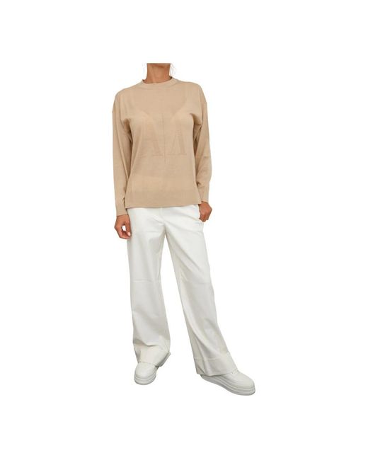 ARMANI EXCHANGE Gray Wide Trousers