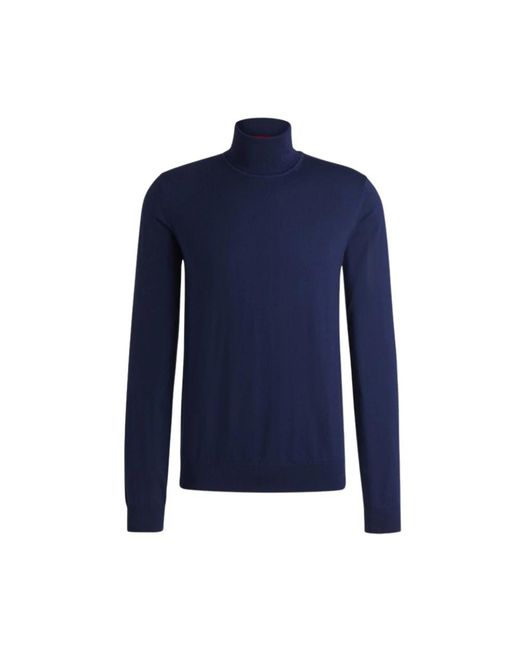 HUGO Blue Turtlenecks for men