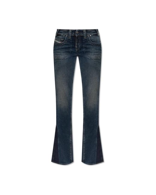 DIESEL Boot-Cut Jeans in het Blue