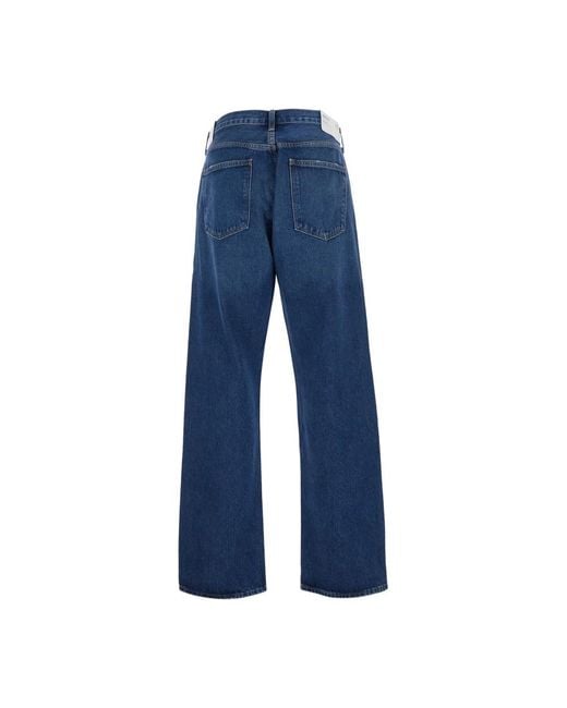 Agolde Blue Straight Fit Jeans for men