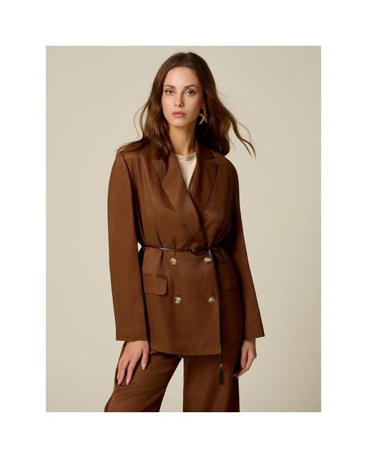 Oltre Blazer Jas in het Brown